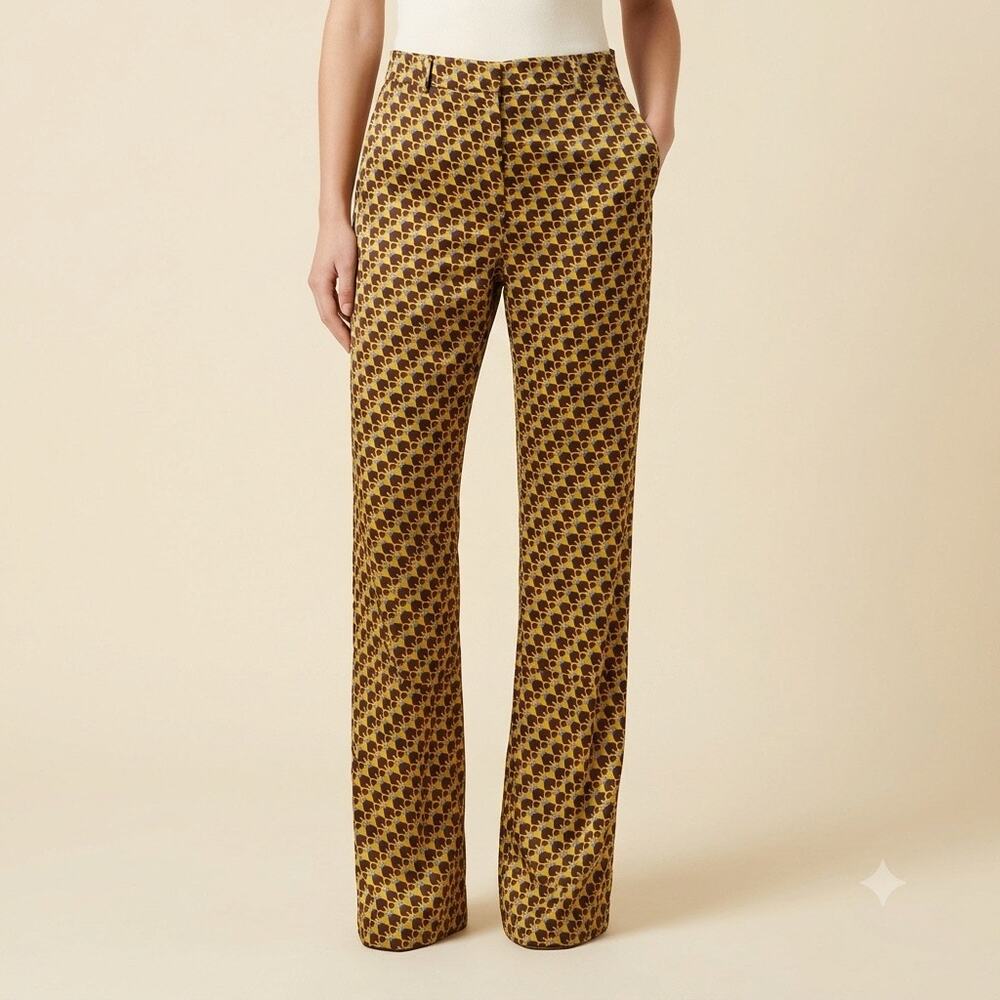 342-Zara Satin Pants size M / Waist 16.5 / Inseam 35”